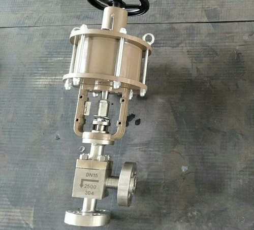 氣動高壓角式截止閥 氣動高壓角式截止閥