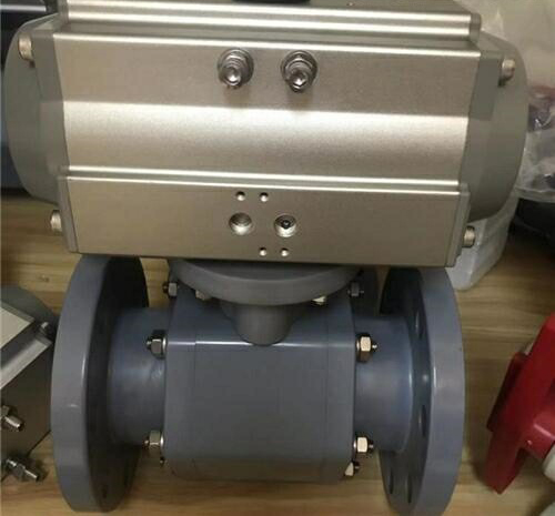 氣動(dòng)PVC法蘭球閥 氣動(dòng)PVC法蘭球閥