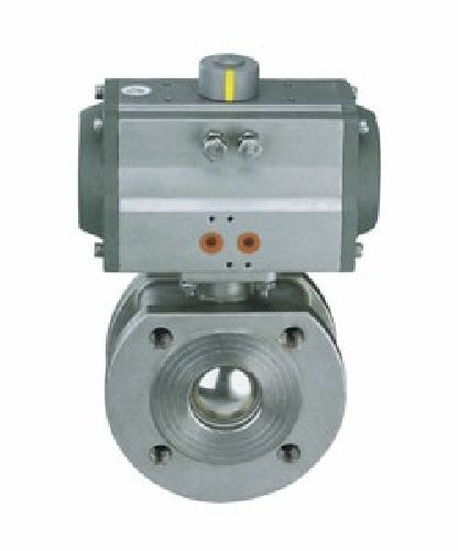 不銹鋼氣動(dòng)薄形對(duì)夾球閥 不銹鋼氣動(dòng)薄形對(duì)夾球閥